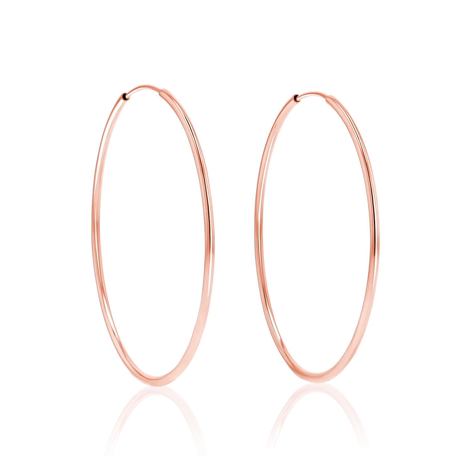 Endless Gold Hoop Earrings