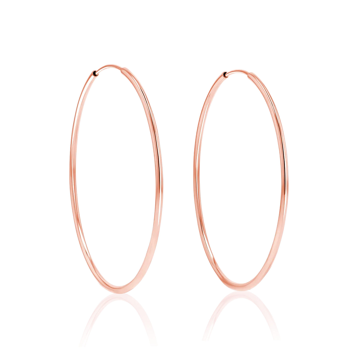 Endless Gold Hoop Earrings
