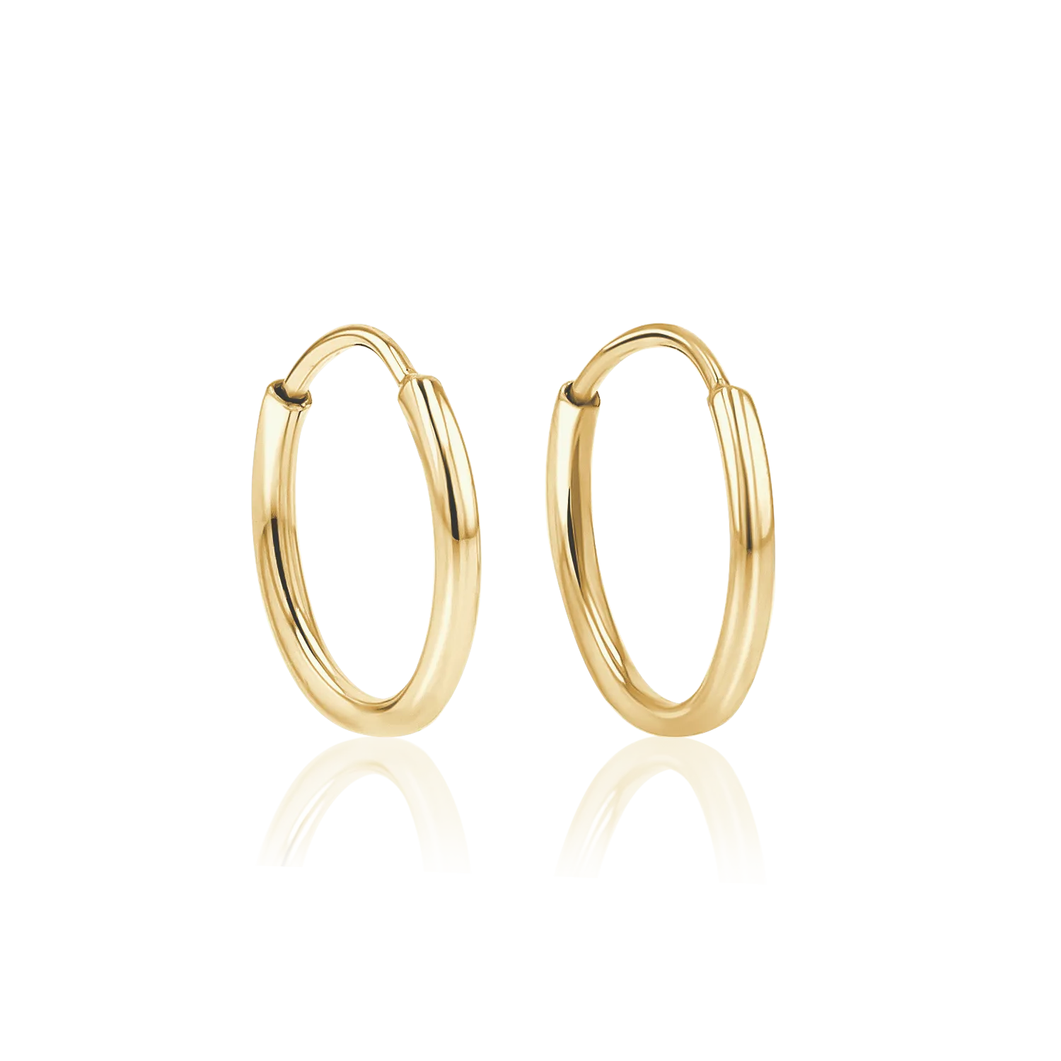 Endless Gold Hoop Earrings