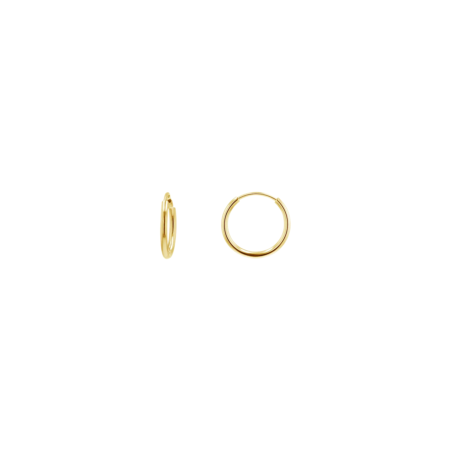 Endless Gold Hoop Earrings