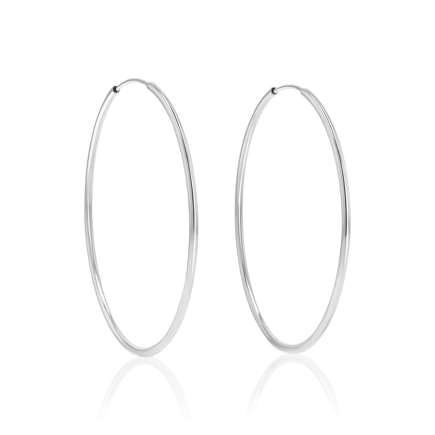 Endless Gold Hoop Earrings