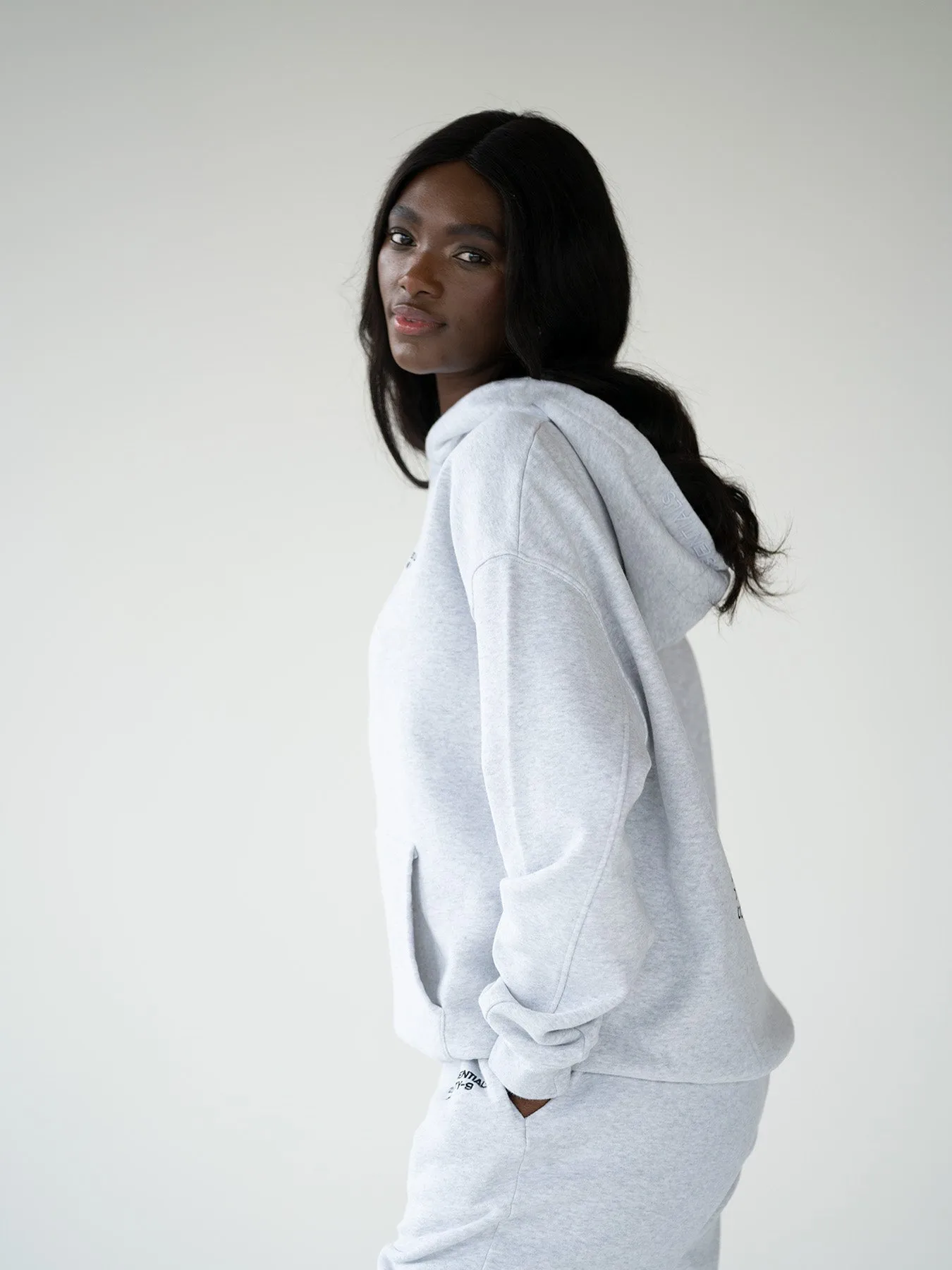ESSENTIALS - Hoodie  •  Light Grey