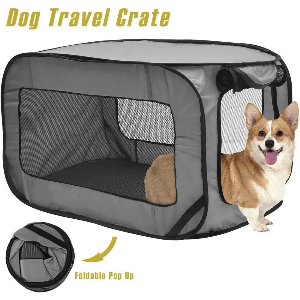 Foldable Dog Travel Crate