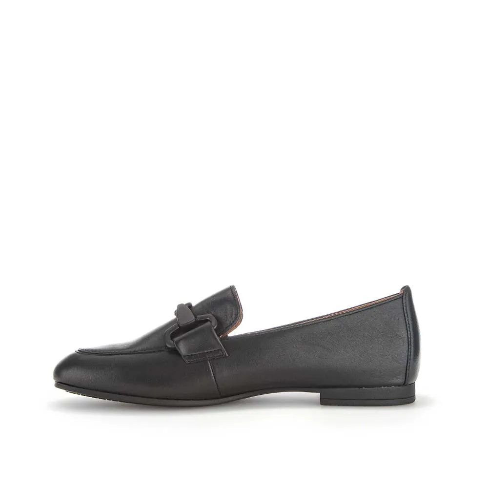Gabor Loafer with Buckle Black