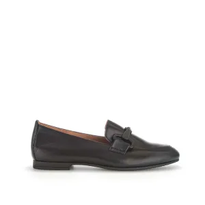 Gabor Loafer with Buckle Black