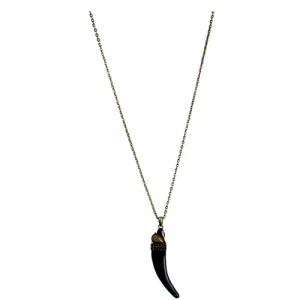 GOLD BLACK NECKLACE  #FW1202767