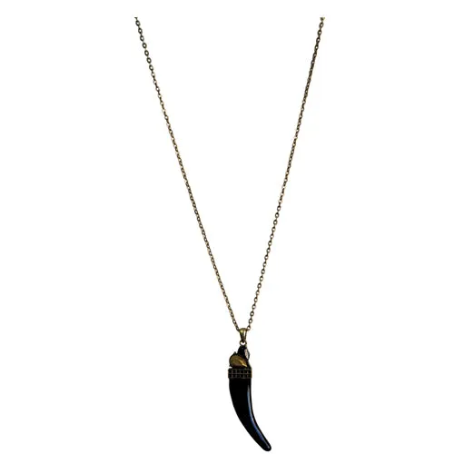 GOLD BLACK NECKLACE  #FW1202767