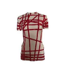Hermes Red Ribbon T-Shirt