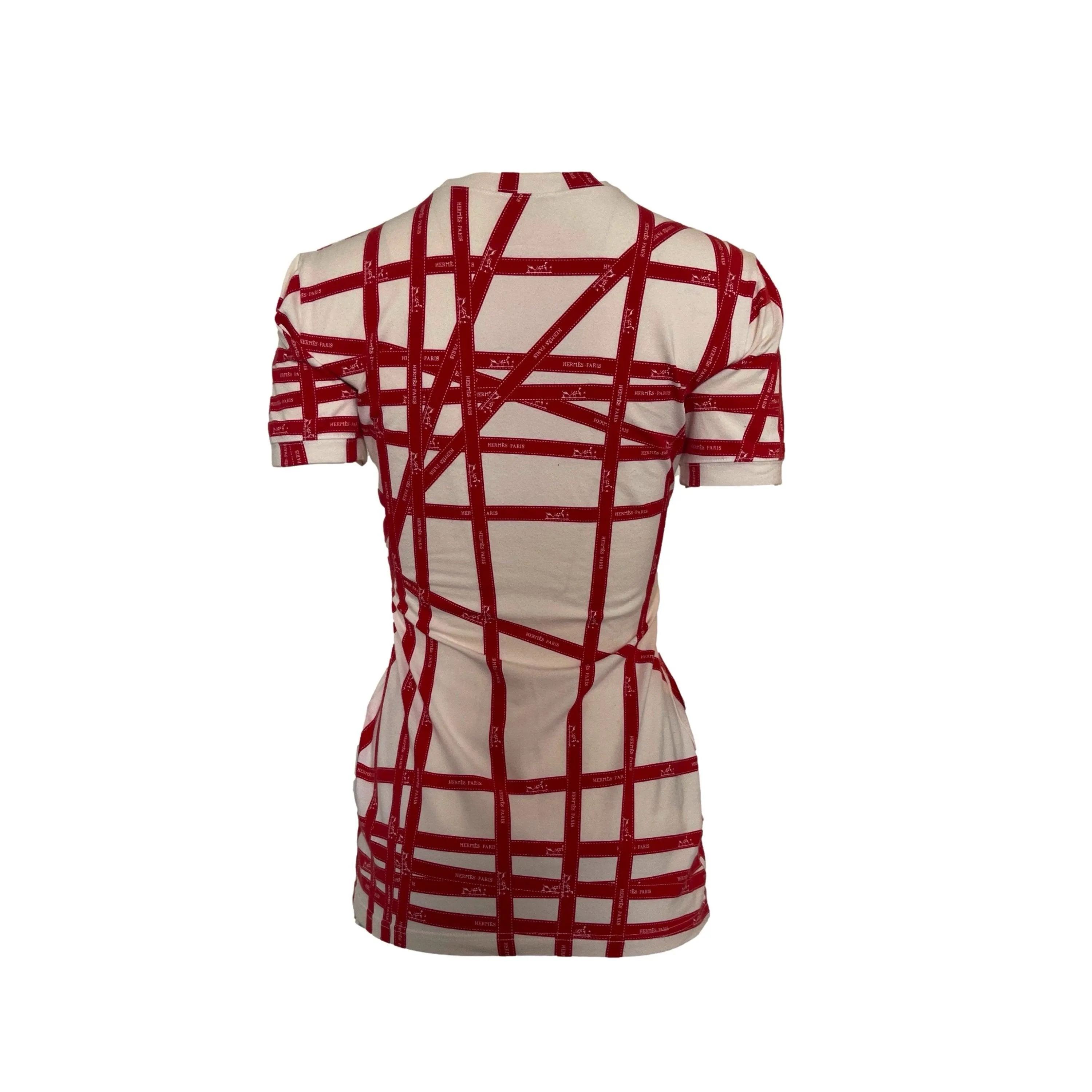 Hermes Red Ribbon T-Shirt
