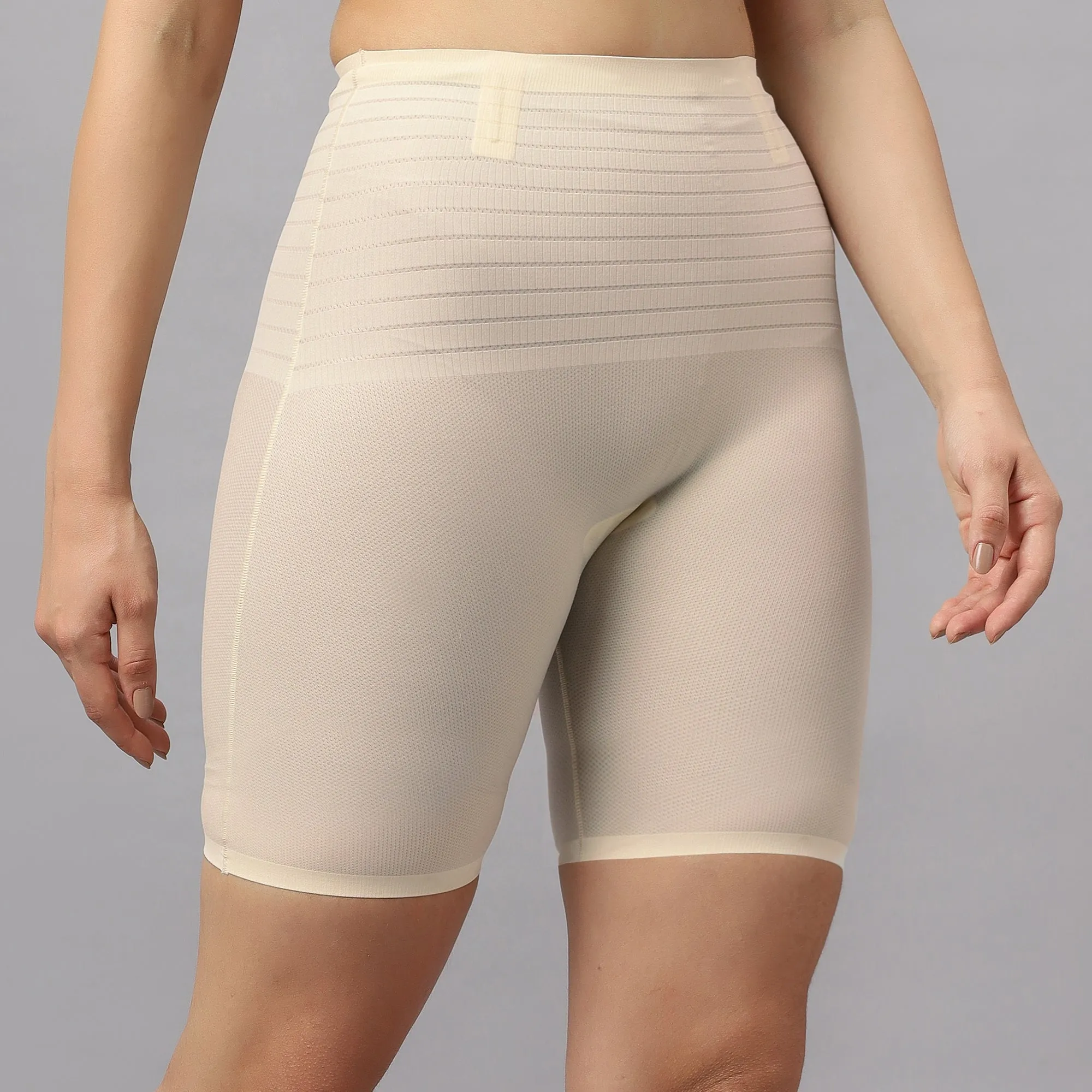 High Waist Ultra Thin Compression Shaper Shorts with Tummy, Hip & Thigh Control