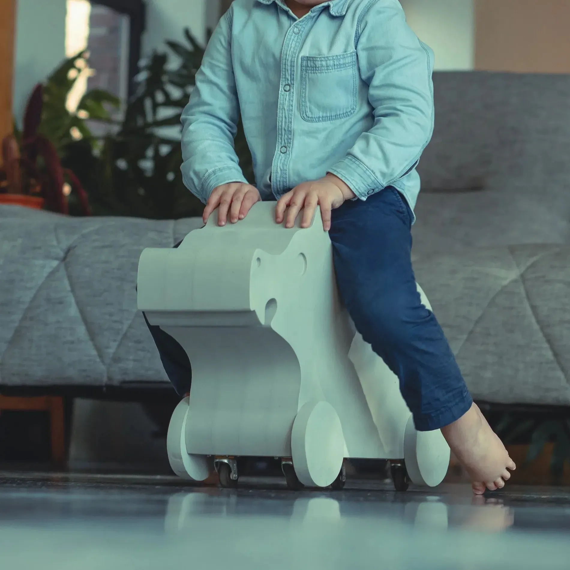 Hippo Foam Ride on Toy
