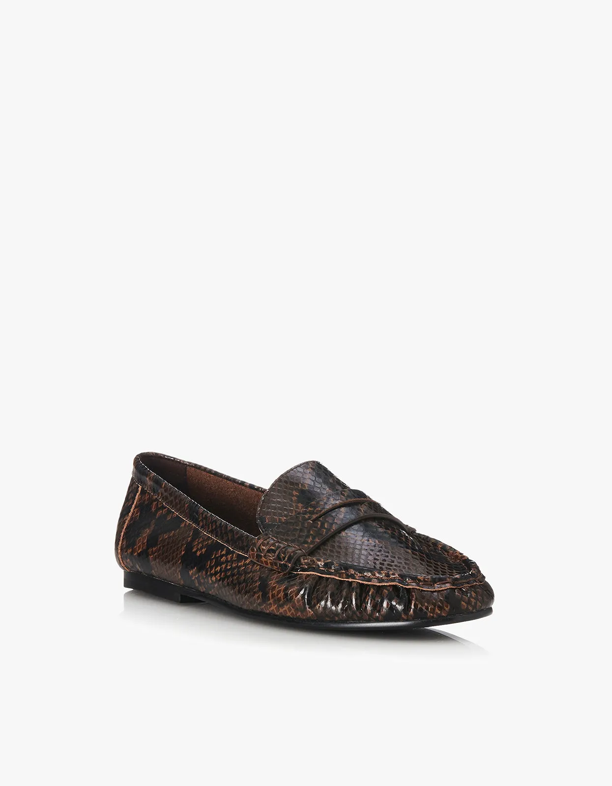 Ivana Loafer - Choc Snake