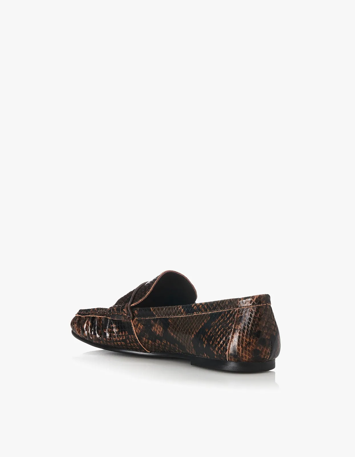 Ivana Loafer - Choc Snake