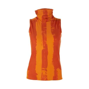 Jean Paul Gaultier Orange Print Tank