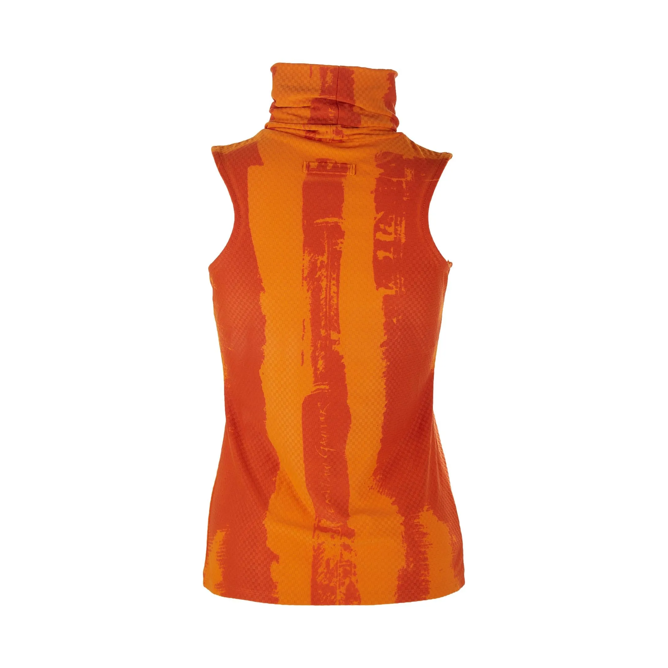 Jean Paul Gaultier Orange Print Tank