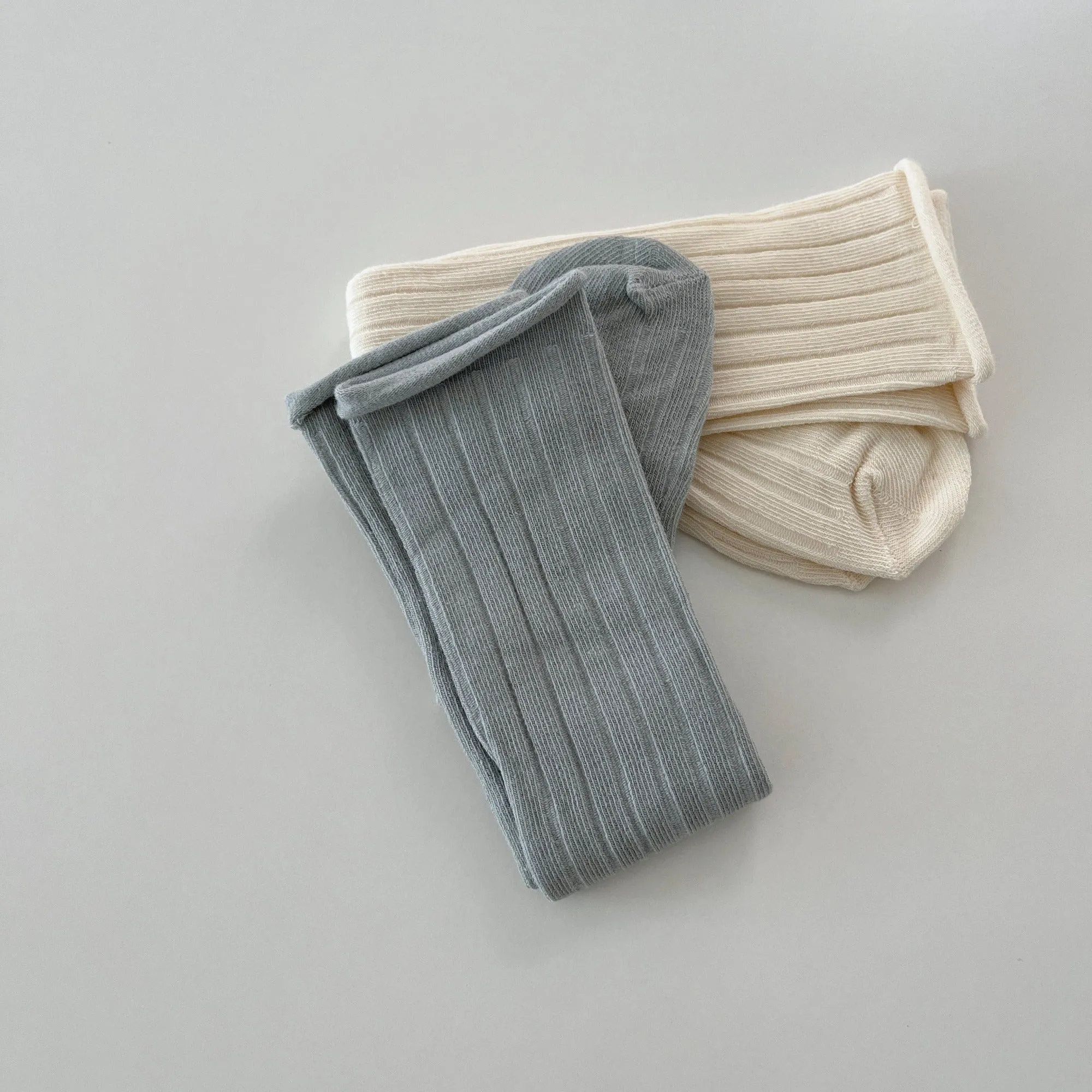 Joie Ribbed Knee Socks, Sky