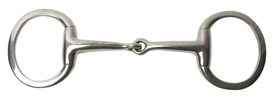 Korsteel Featherweight Thin Mouth Flat Ring Eggbutt Snaffle