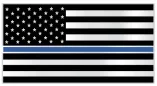 LAPEL PIN - THIN BLUE LINE FLAG PIN