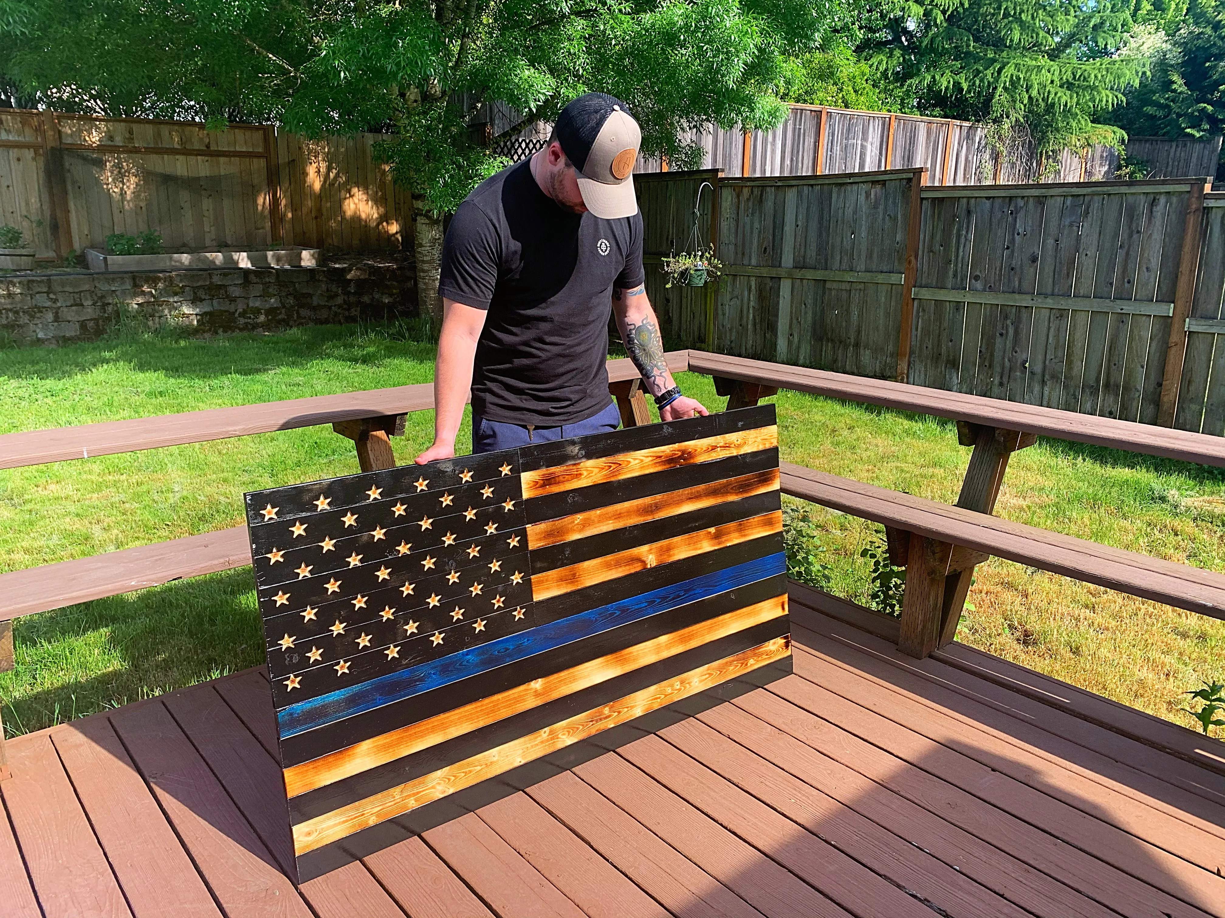 Large Thin Blue Line 33x60