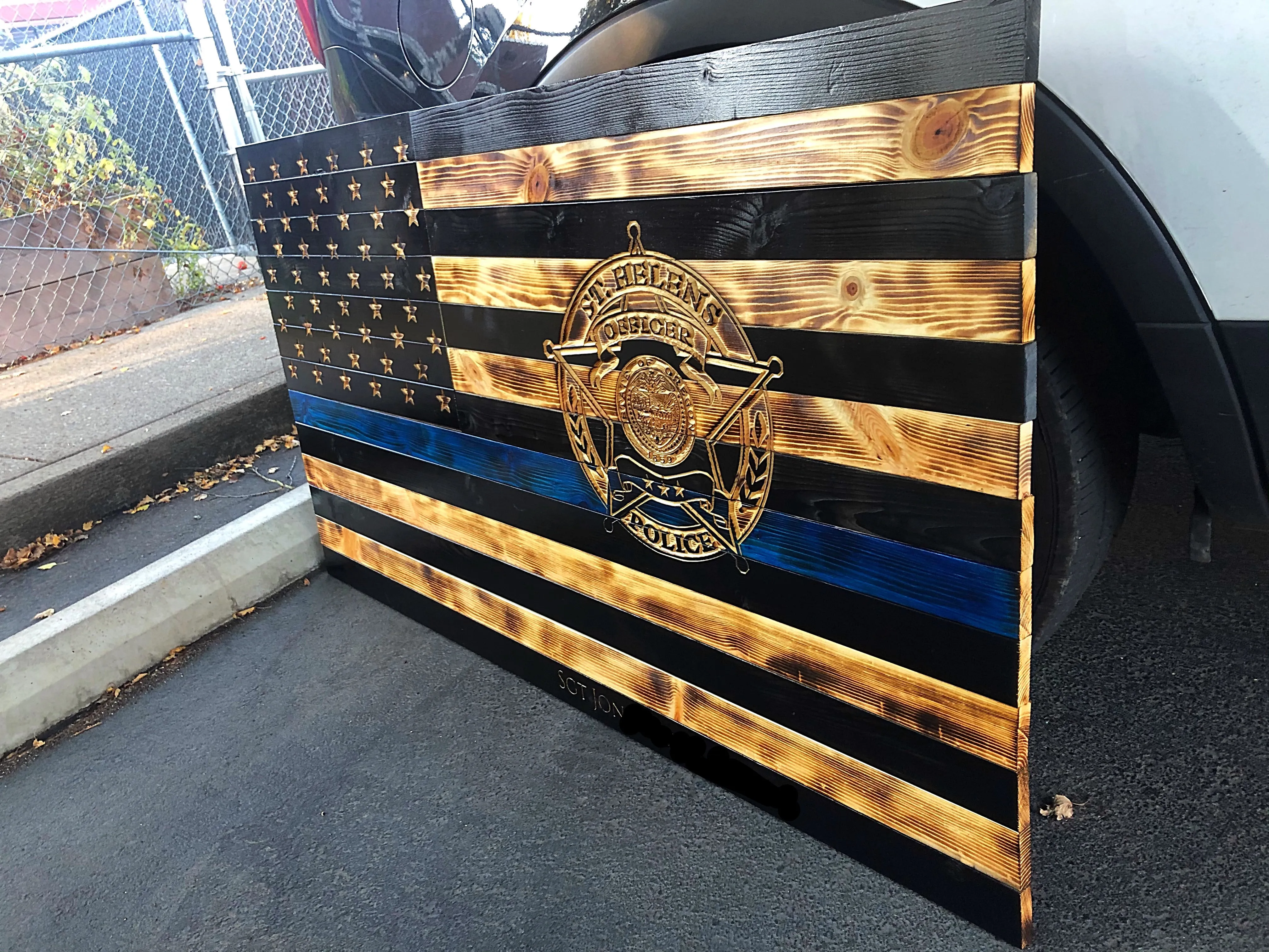 Large Thin Blue Line 33x60