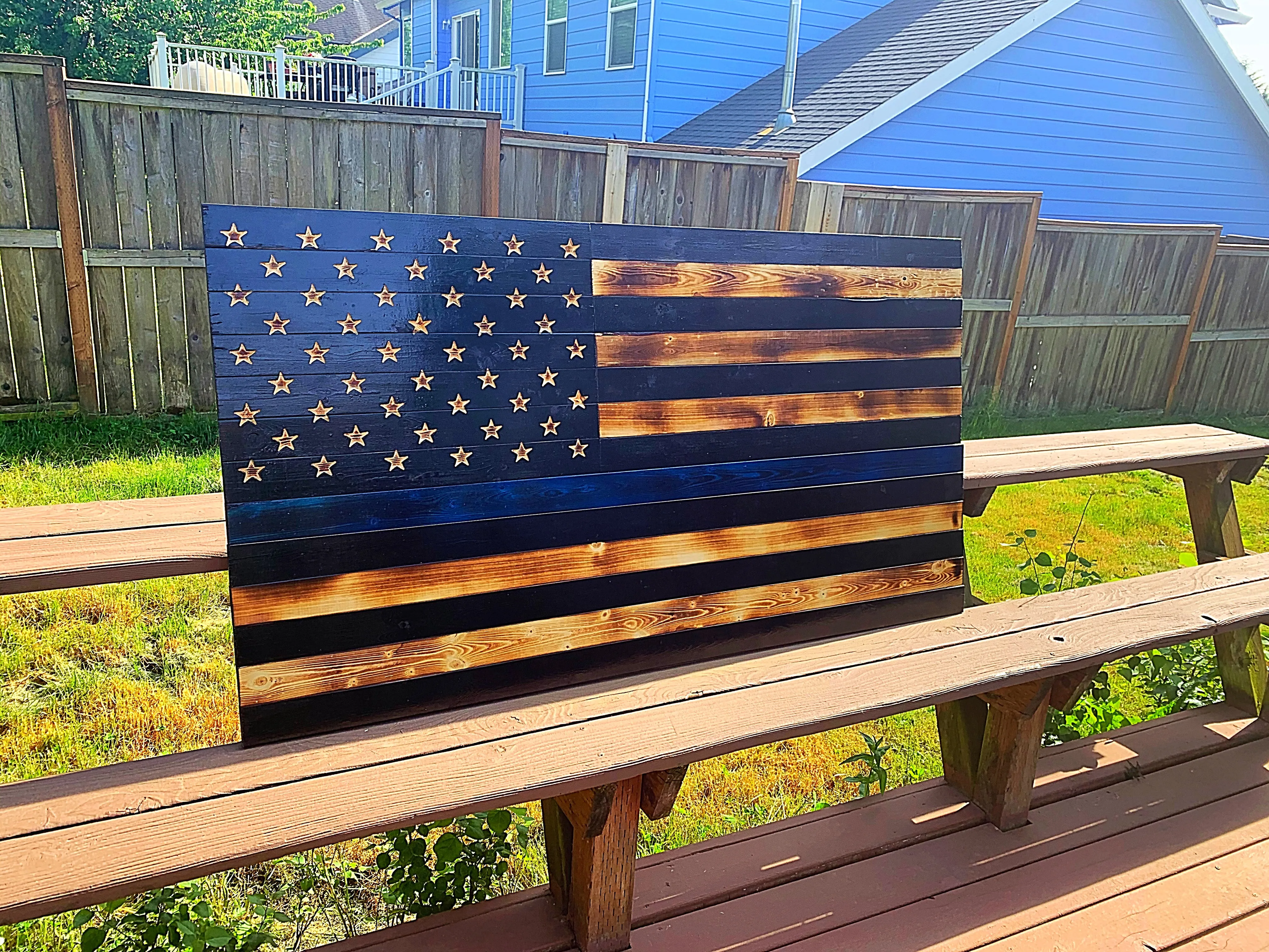 Large Thin Blue Line 33x60