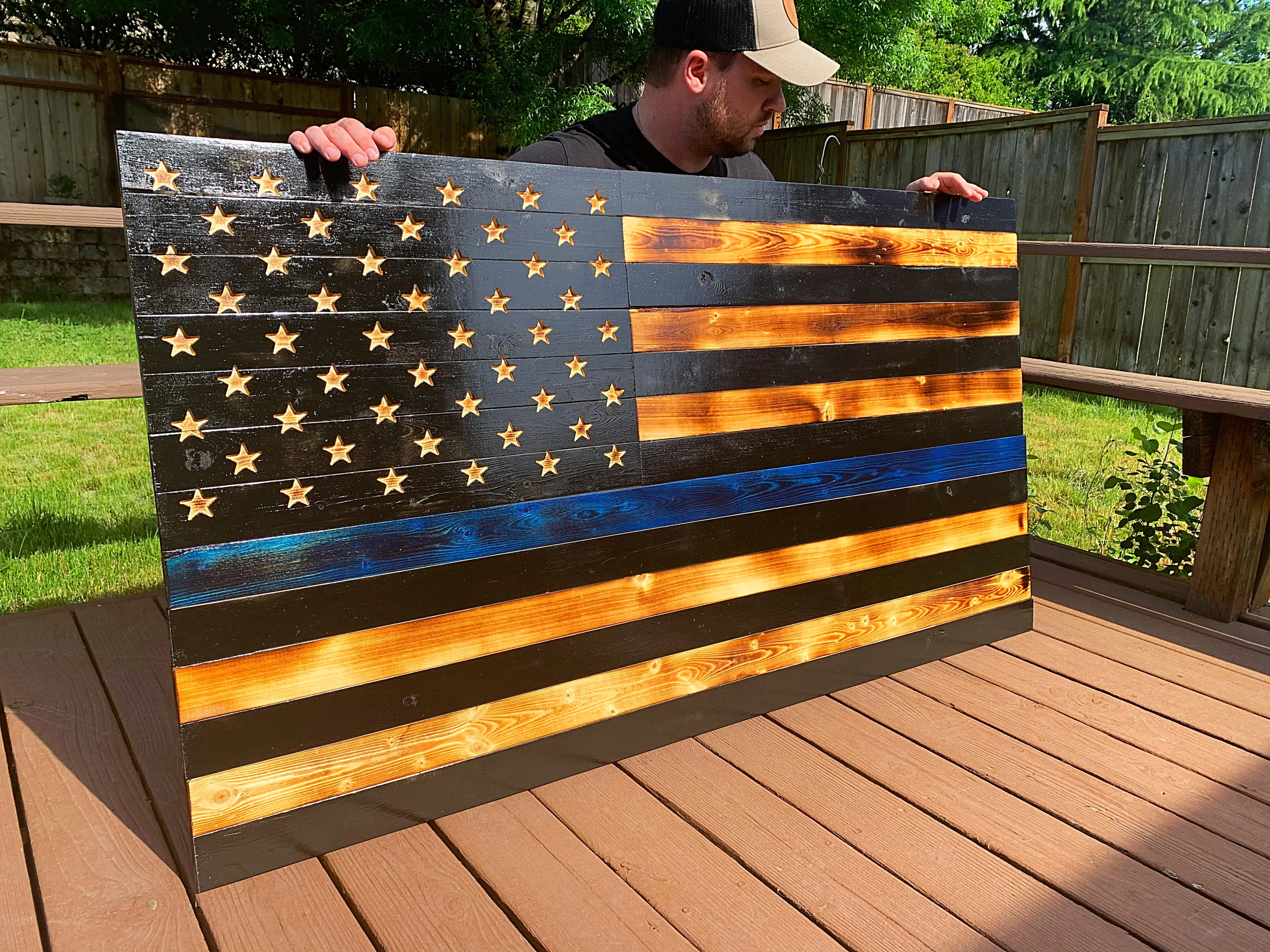Large Thin Blue Line 33x60