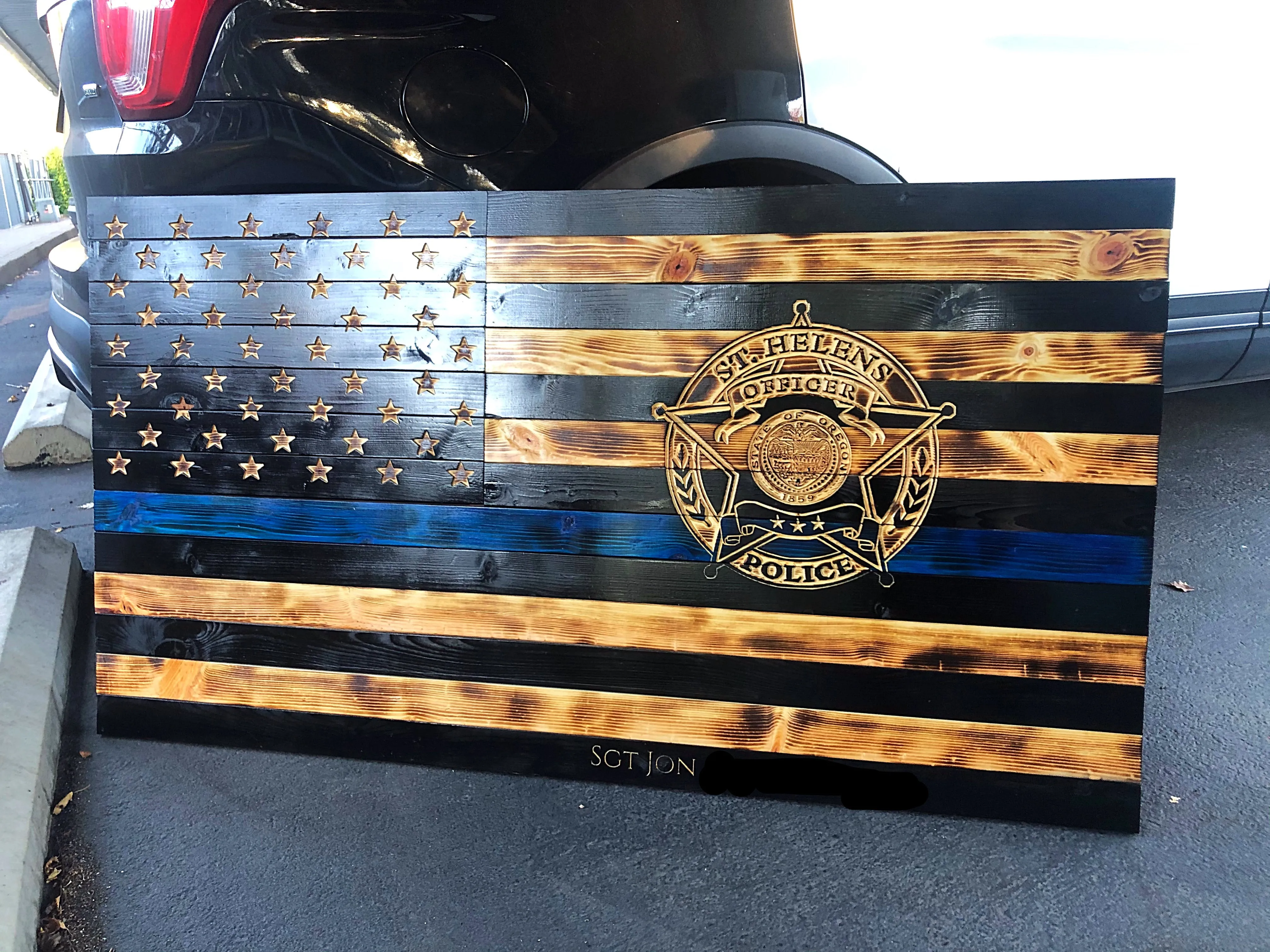 Large Thin Blue Line 33x60
