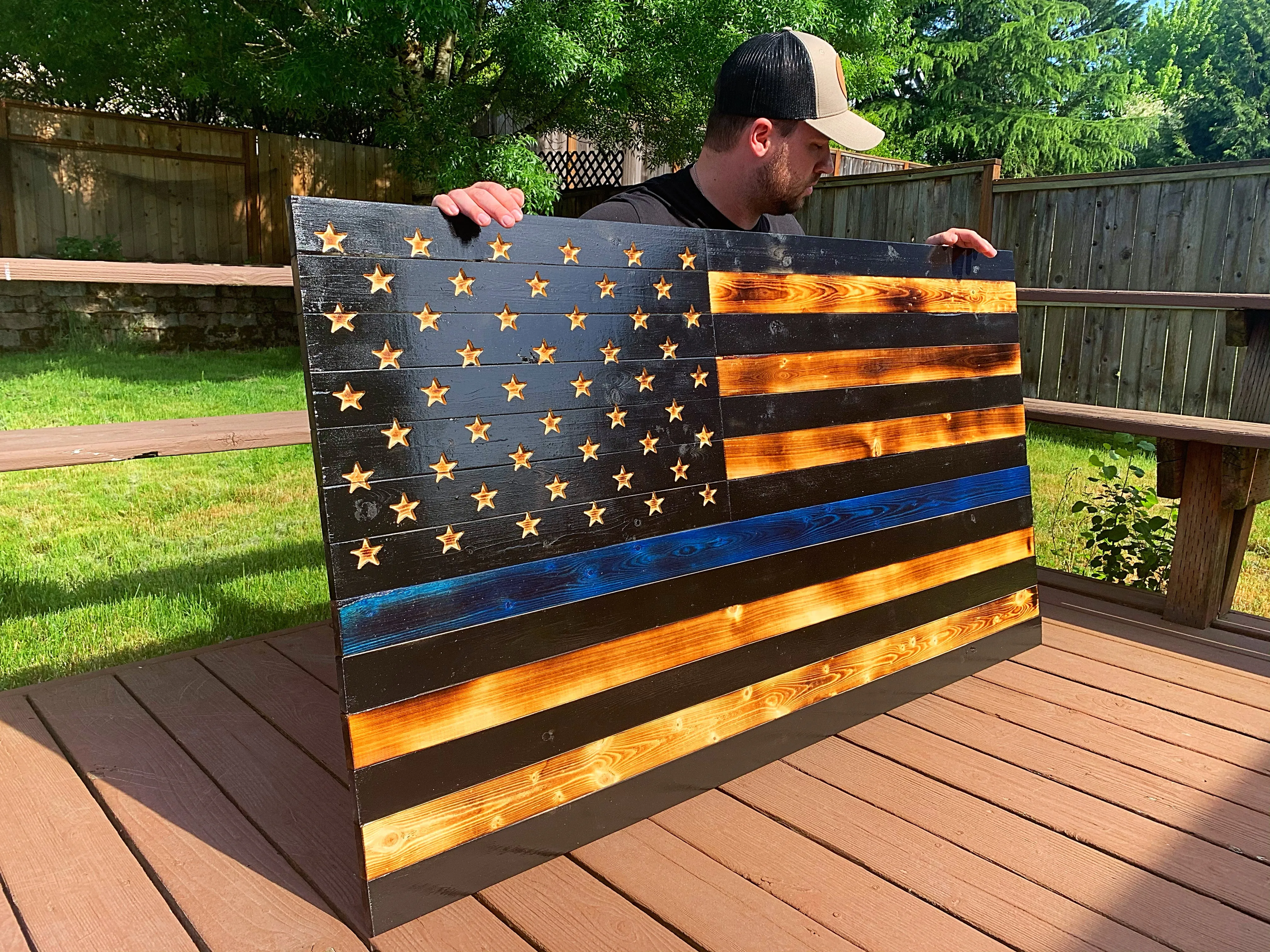 Large Thin Blue Line 33x60