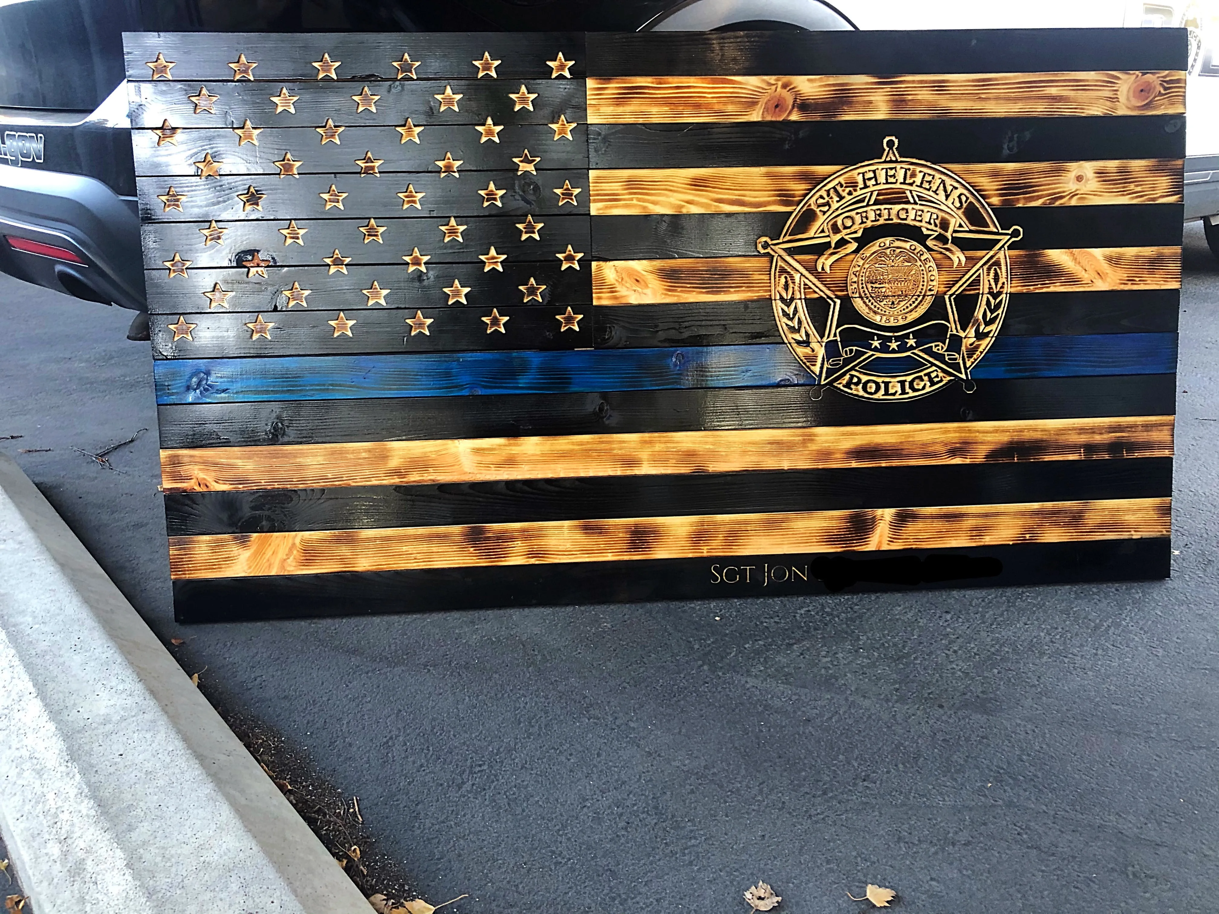 Large Thin Blue Line 33x60