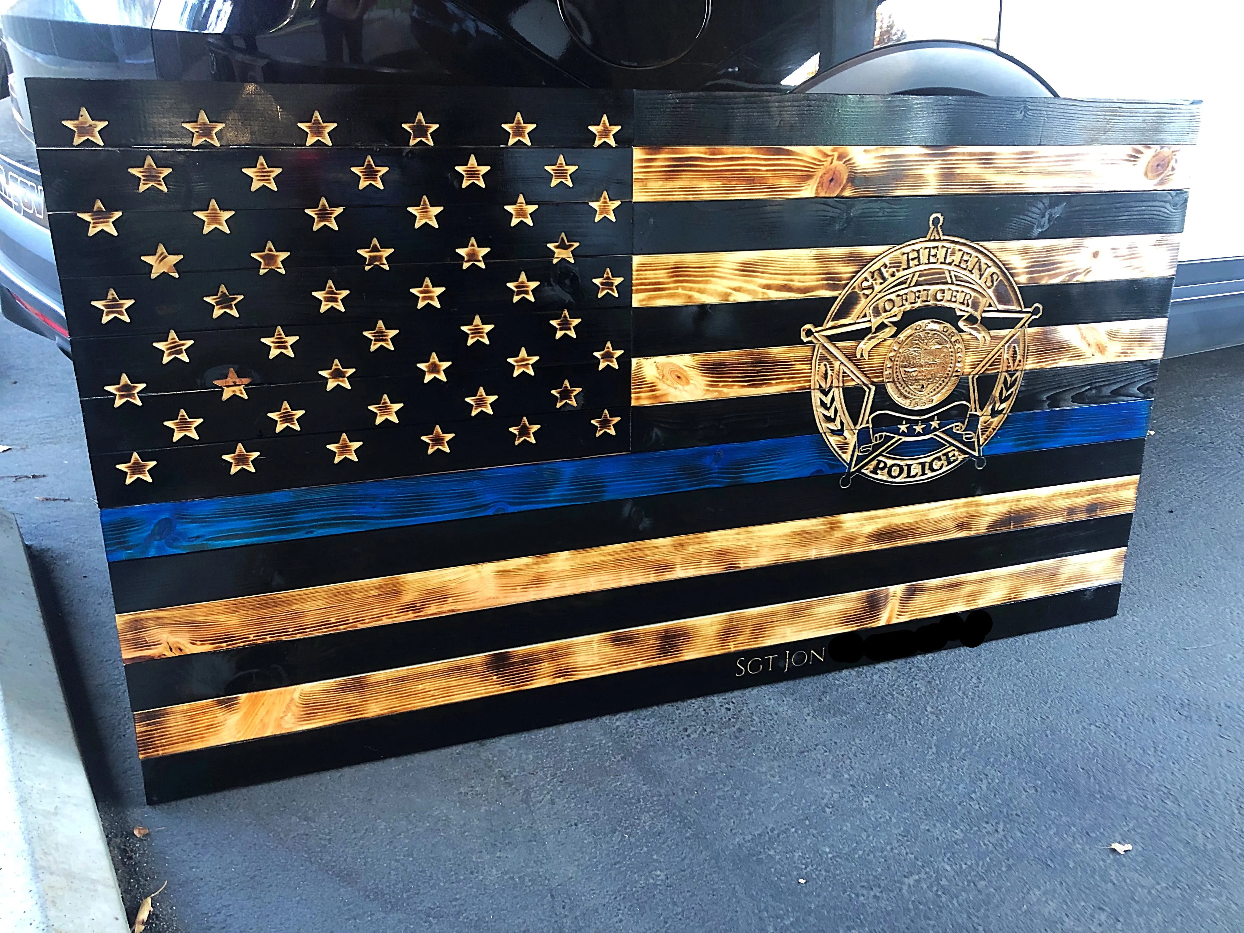 Large Thin Blue Line 33x60