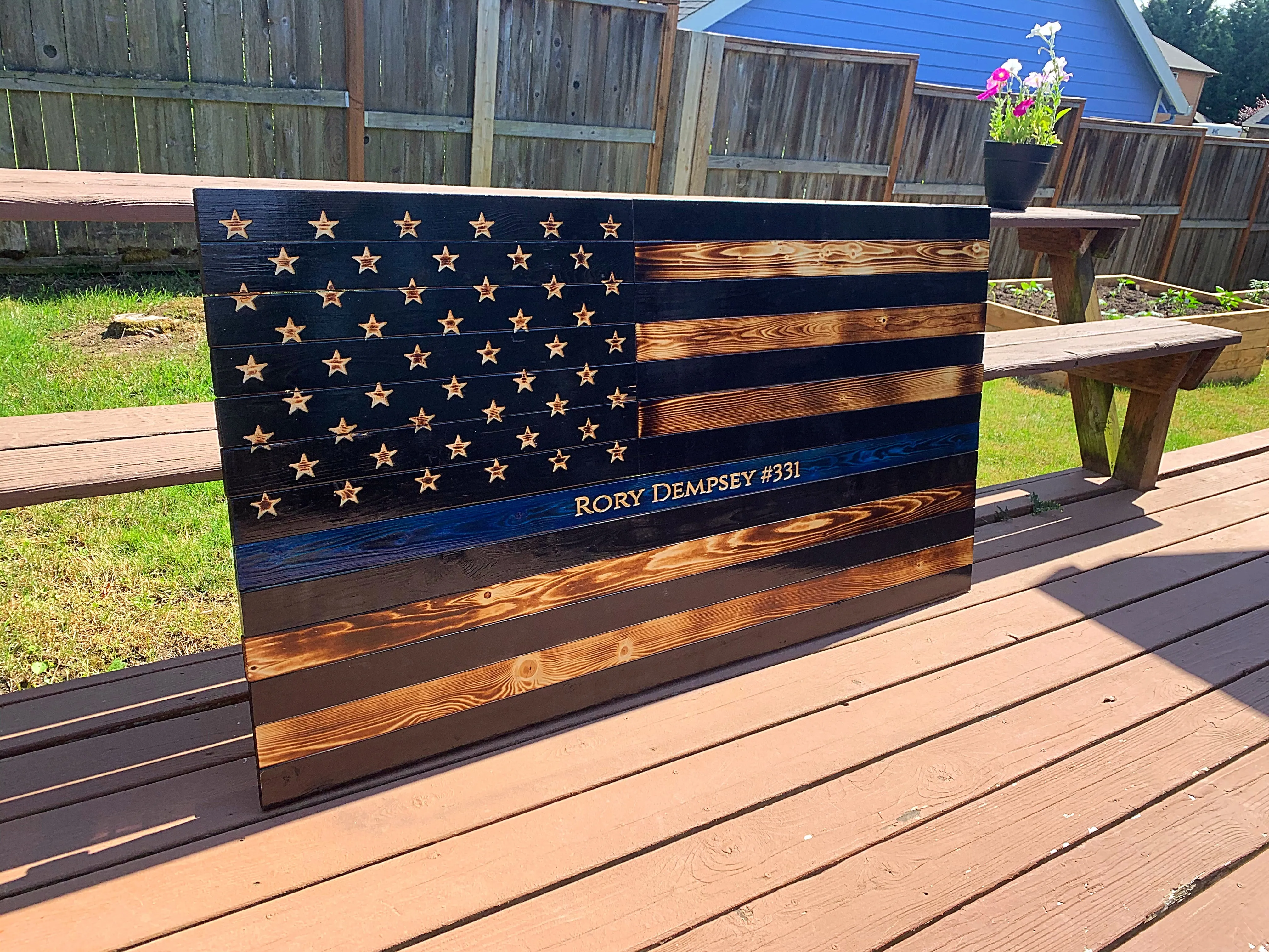Large Thin Blue Line 33x60