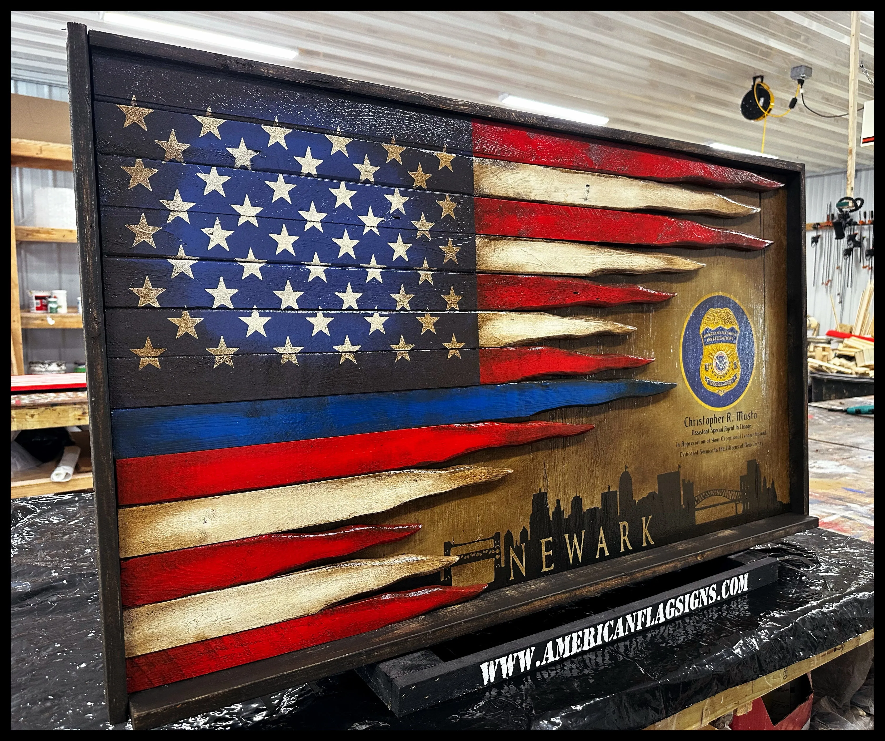 Law Enforcement Battle Flag