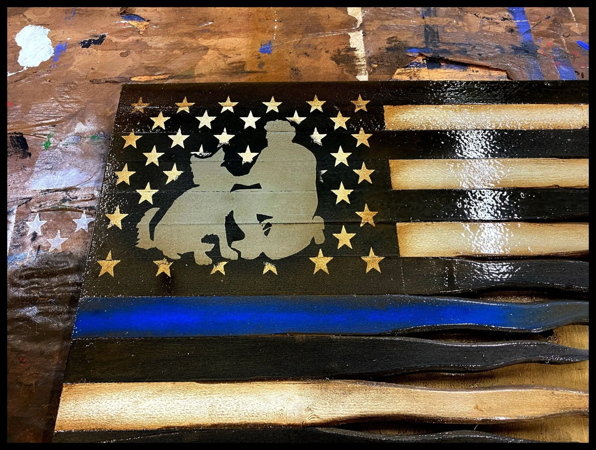 Law Enforcement Battle Flag