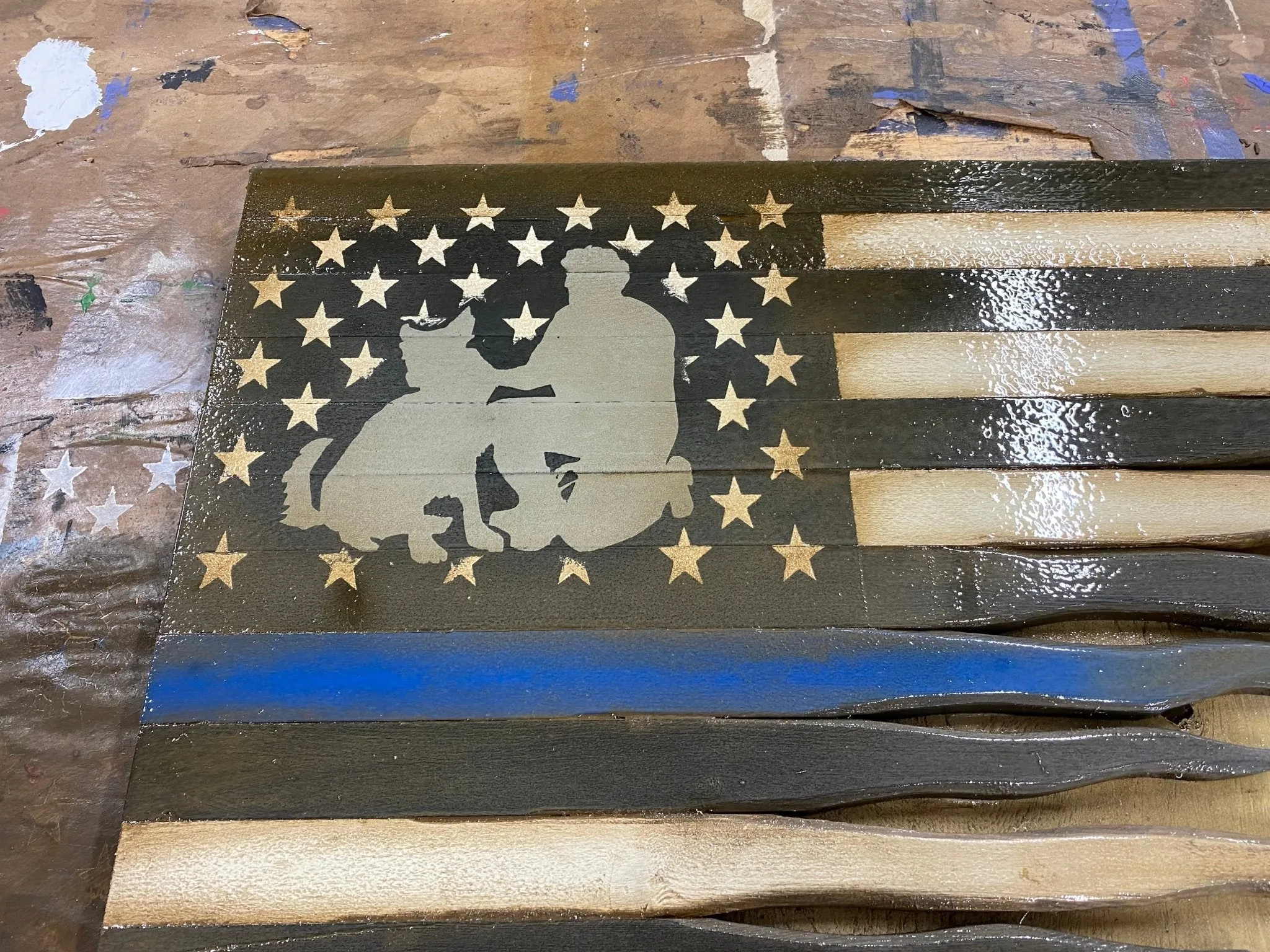 Law Enforcement Battle Flag