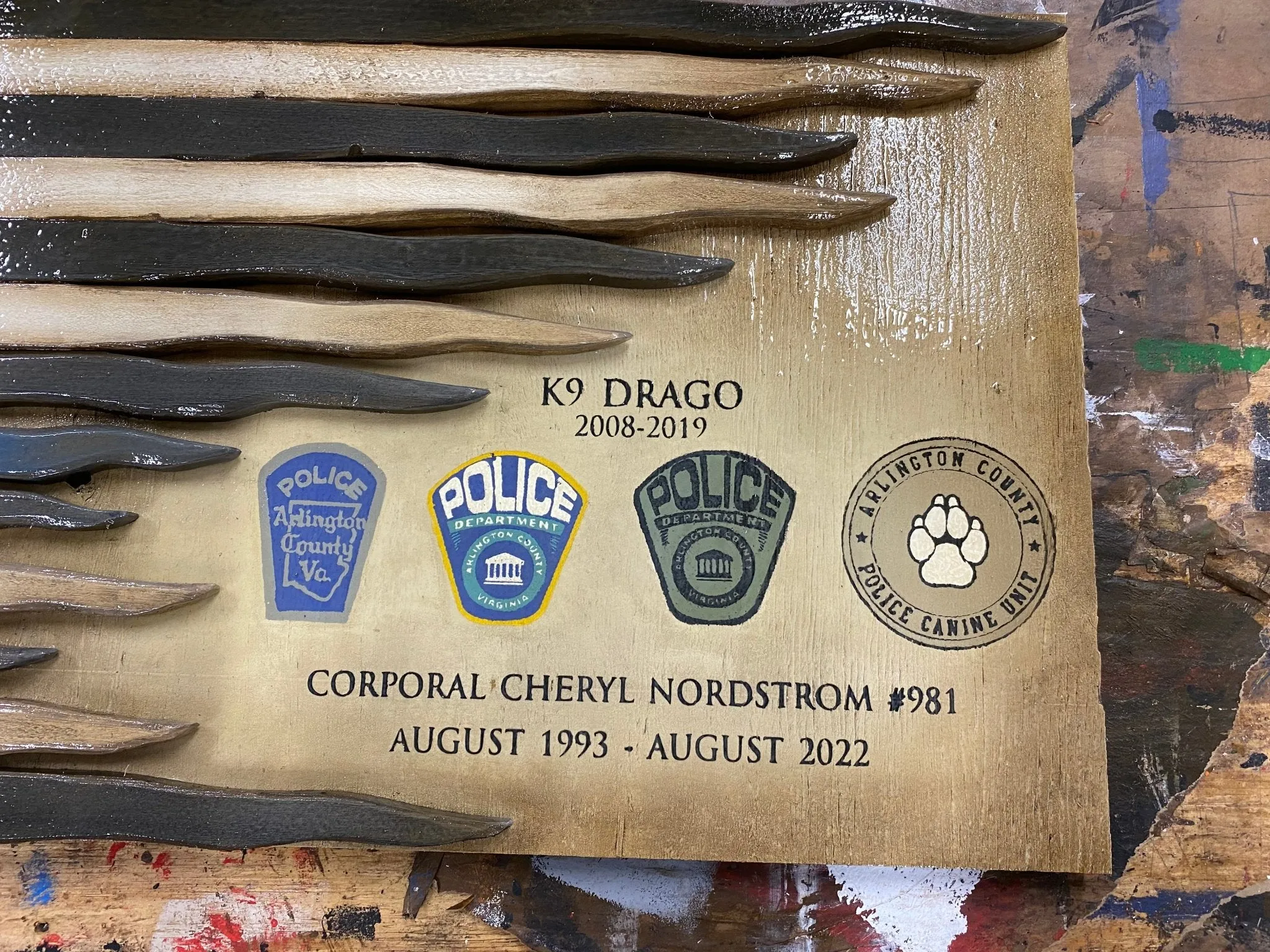 Law Enforcement Battle Flag