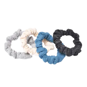 Leisure Collection Jersey Skinny Scrunchie Set