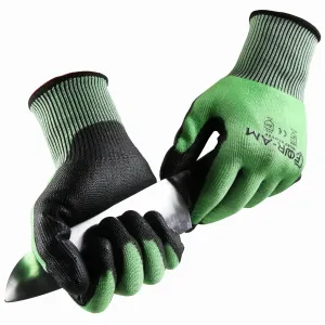 Level 5 Cut-Resistant Gloves with Firm Non-Slip Grip