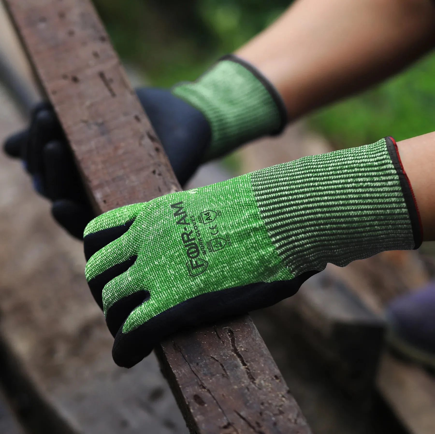 Level 5 Cut-Resistant Gloves with Firm Non-Slip Grip