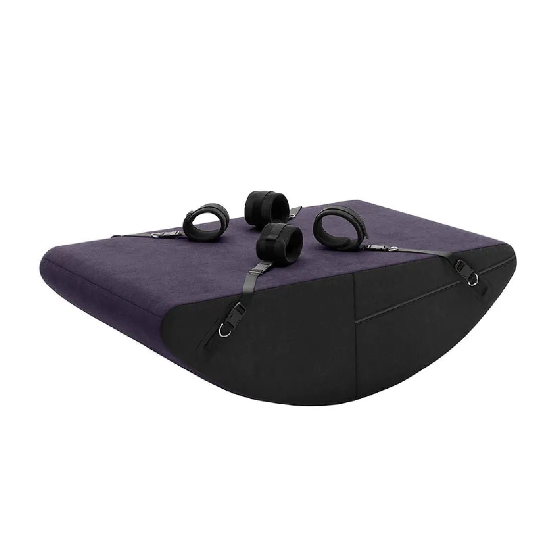 Liberator Scoop Rocker Wedge with Cuffs - Plum
