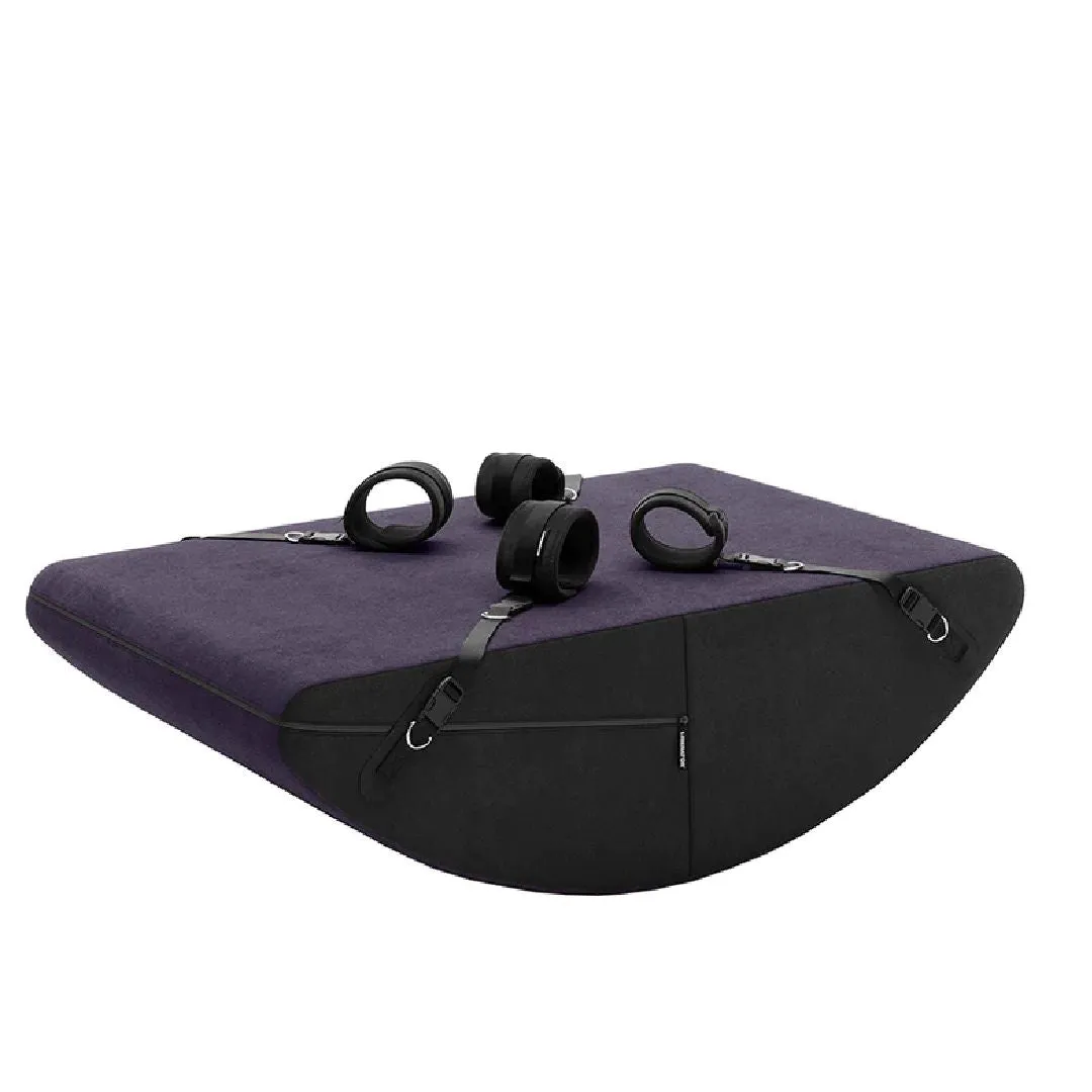 Liberator Scoop Rocker Wedge with Cuffs - Plum