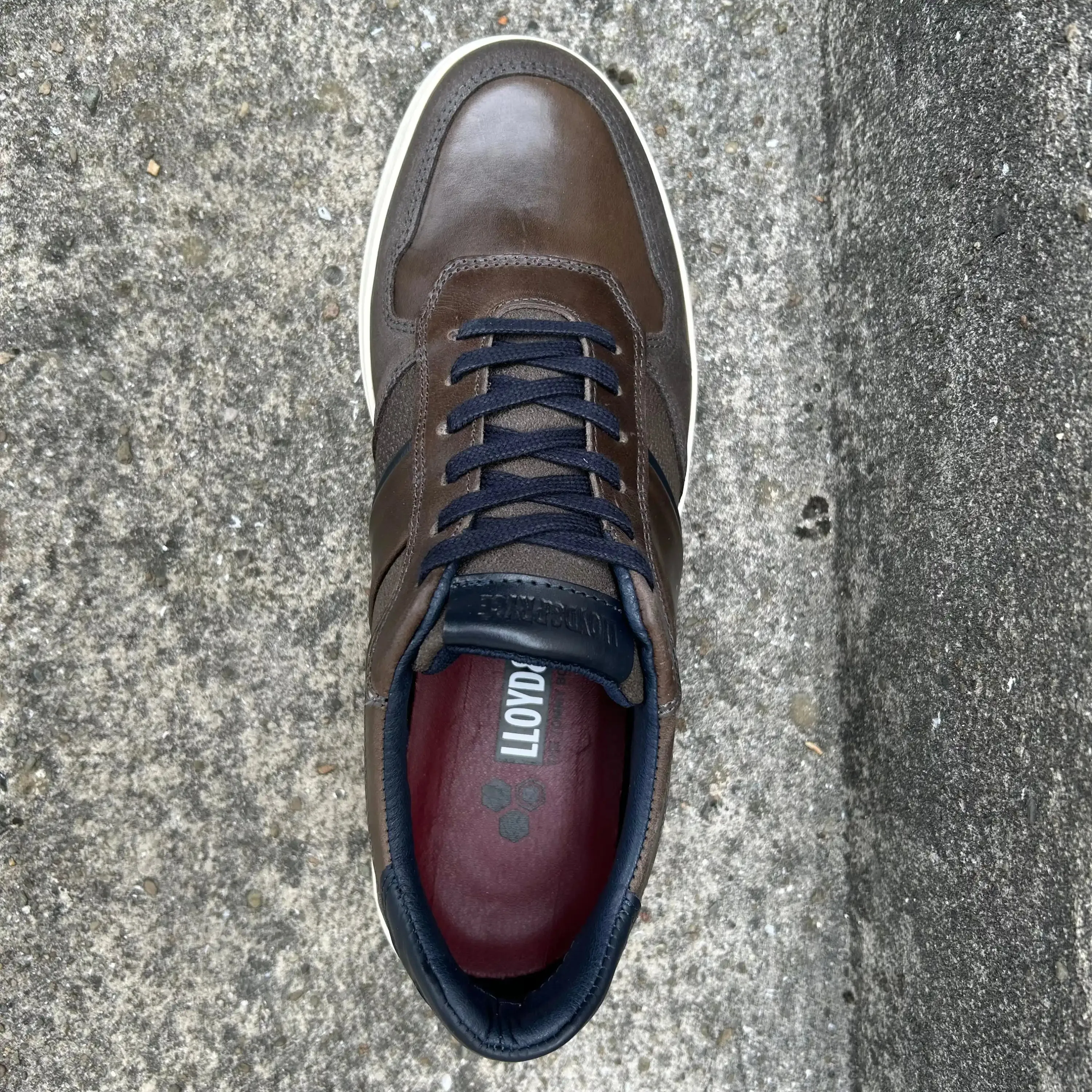 Lloyd & Pryce Mens Montoya Sneakers Slate Grey