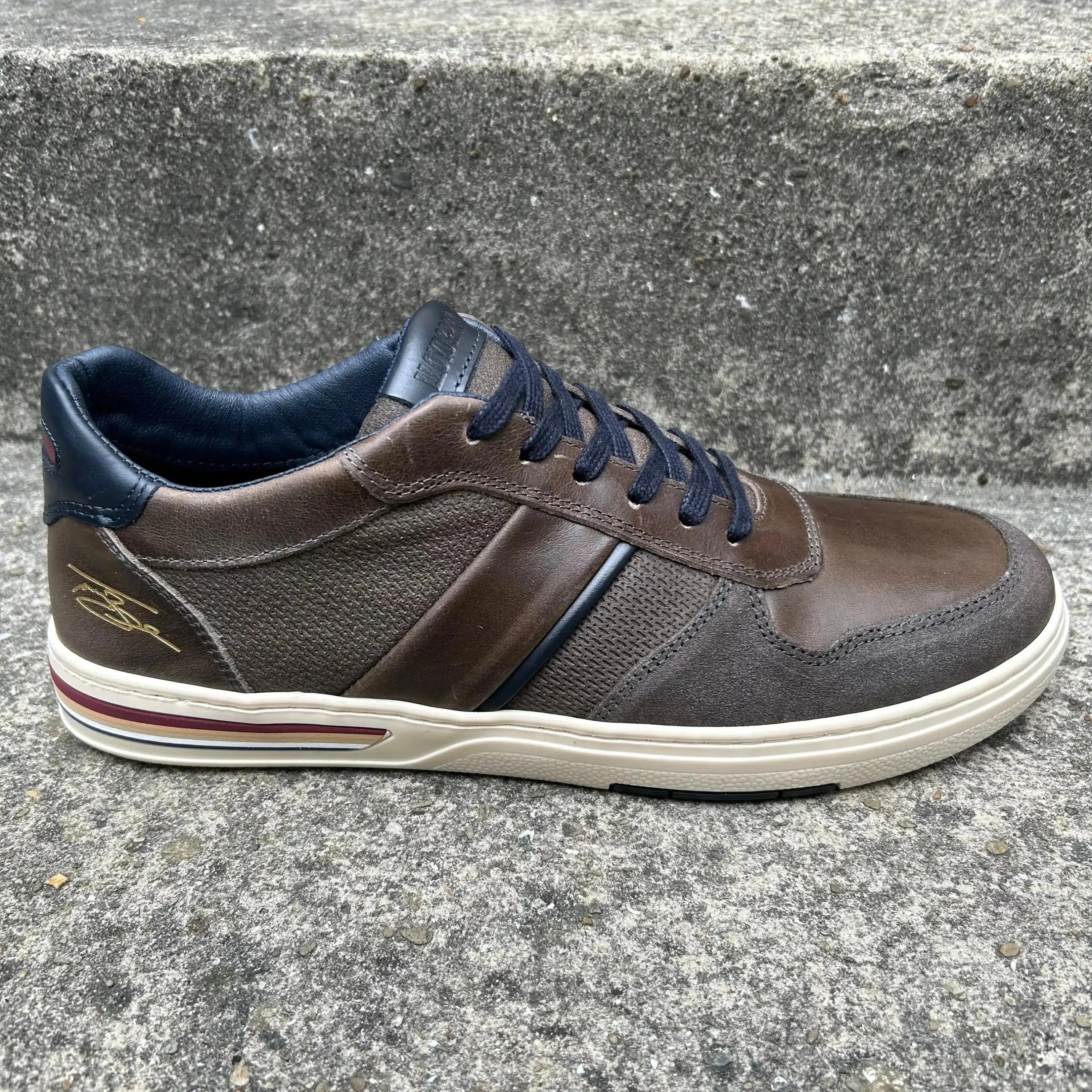 Lloyd & Pryce Mens Montoya Sneakers Slate Grey