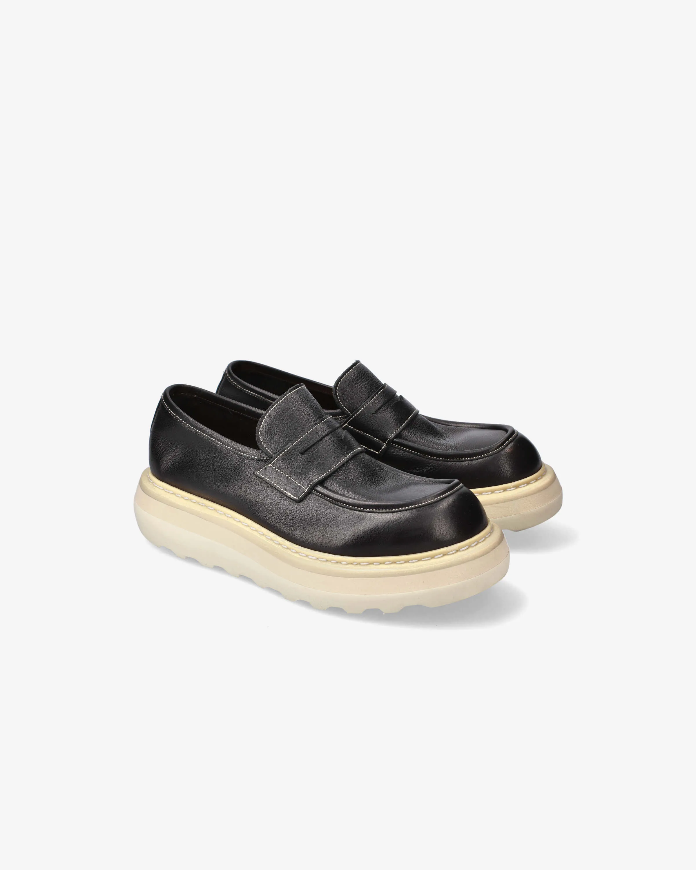 Loafer Over Cal 32161B Calfskin Leather
