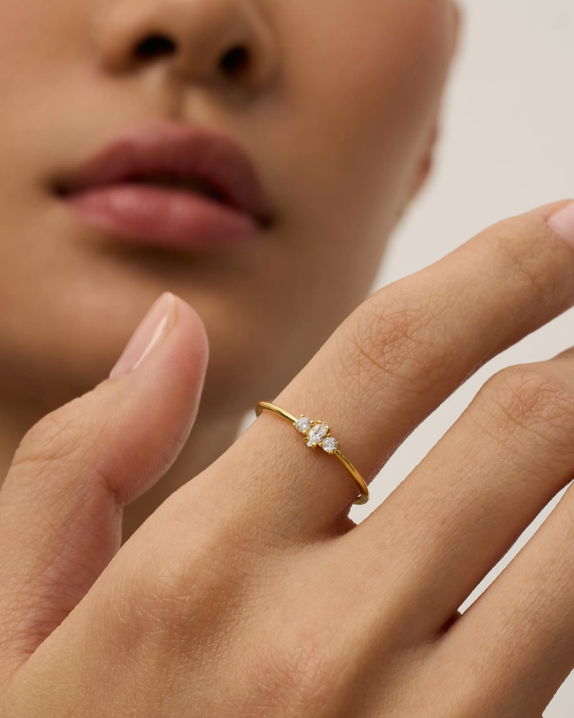 Magnolia Thin Ring
