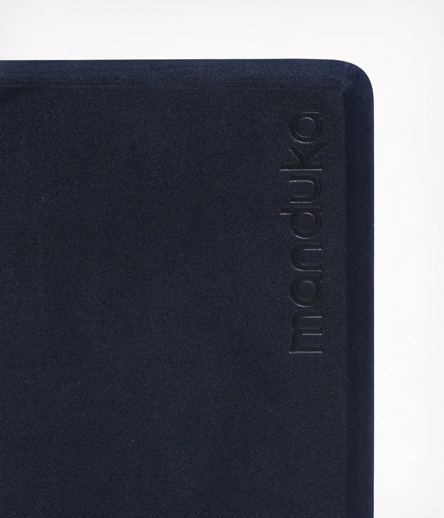 Manduka Recycled Foam Yoga Block - Midnight