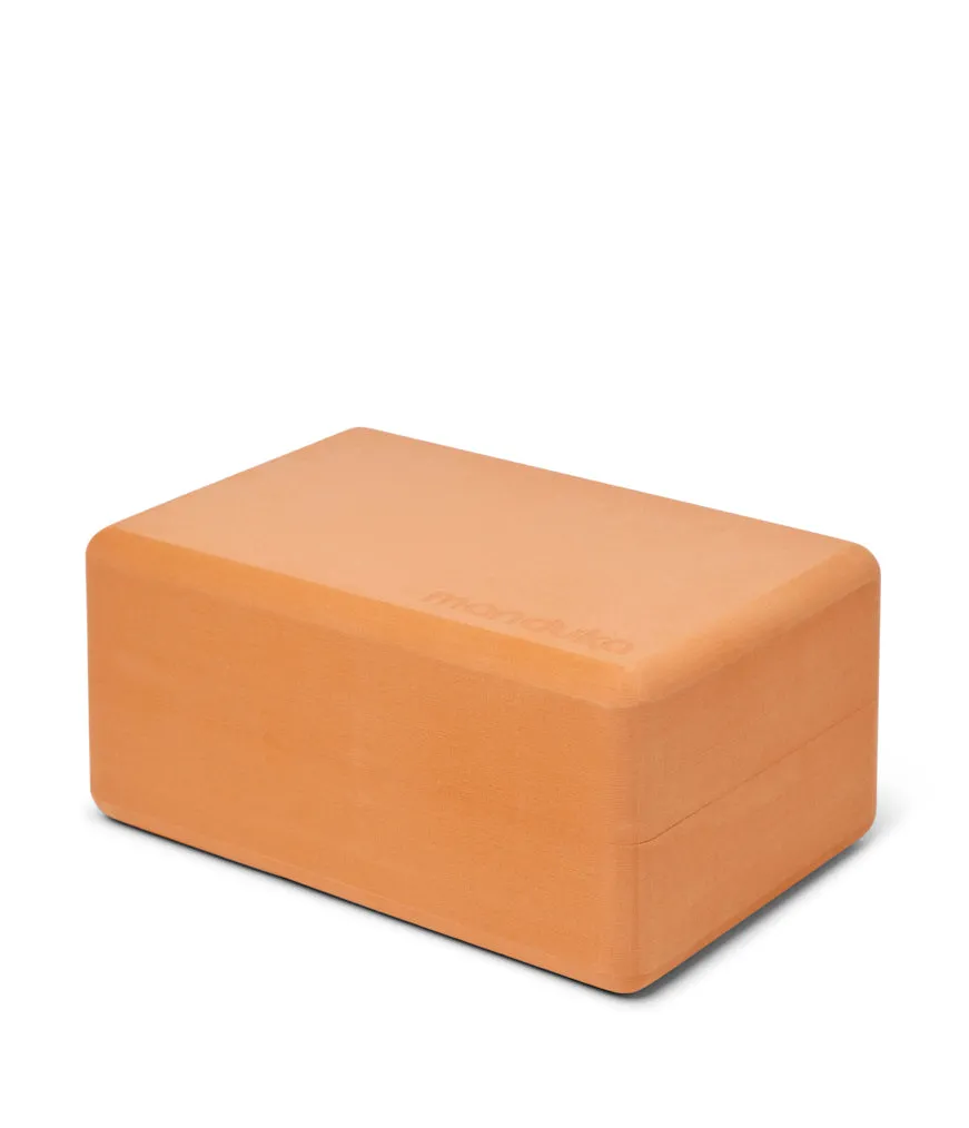 Manduka Recycled Foam Yoga Block - Papaya