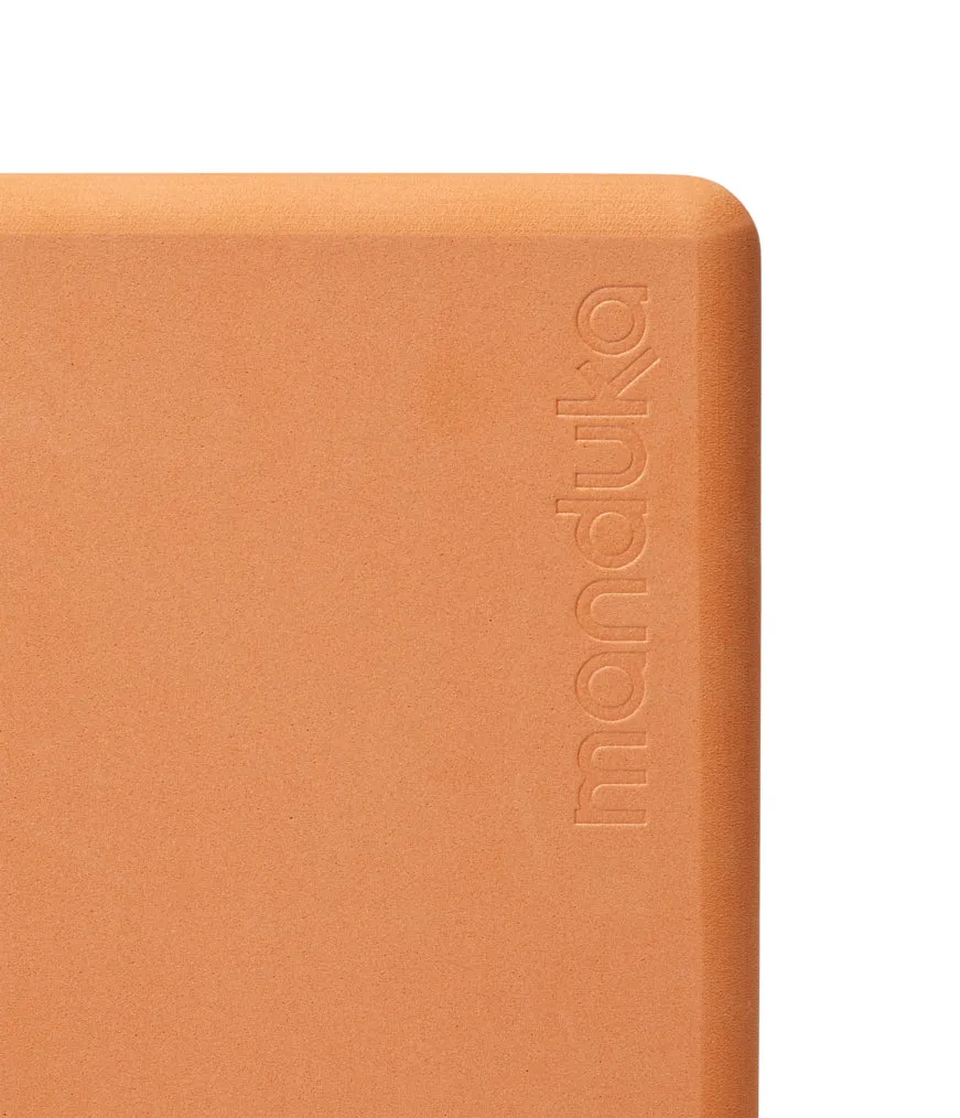 Manduka Recycled Foam Yoga Block - Papaya