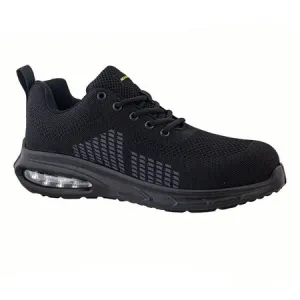 Maxsteel Lightweight Breathable Flyknit Safety Trainers With Bubble Sole