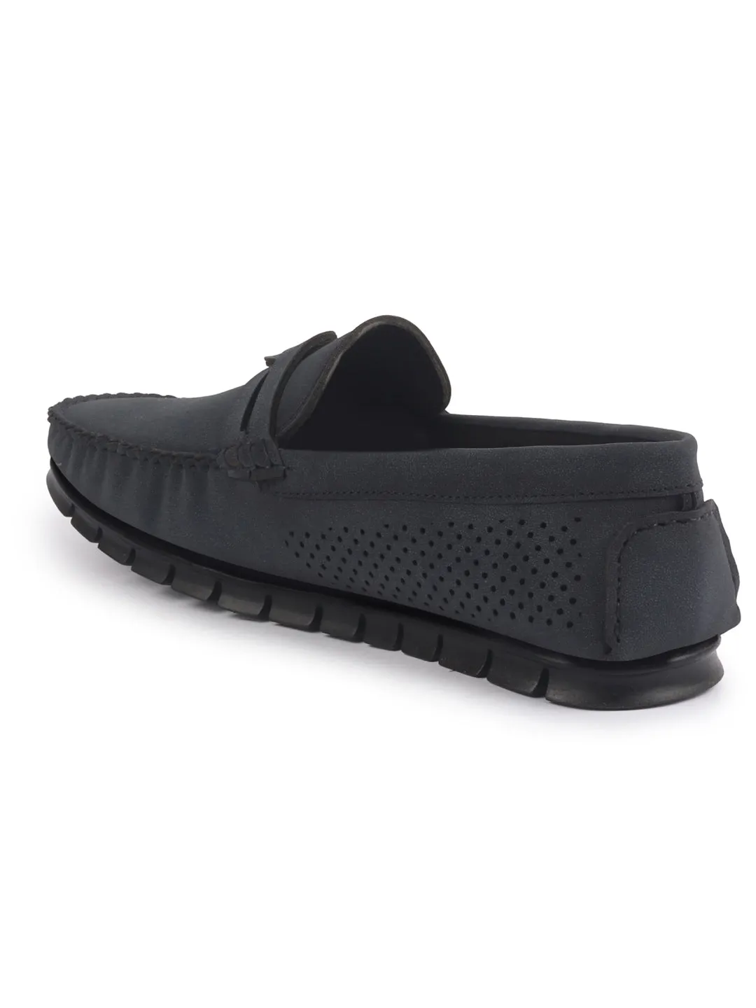 Men Suede Caual Slip-On Shoe Driving Loafers Anti Skid Sole Breathable with Memory Cushioned Insole