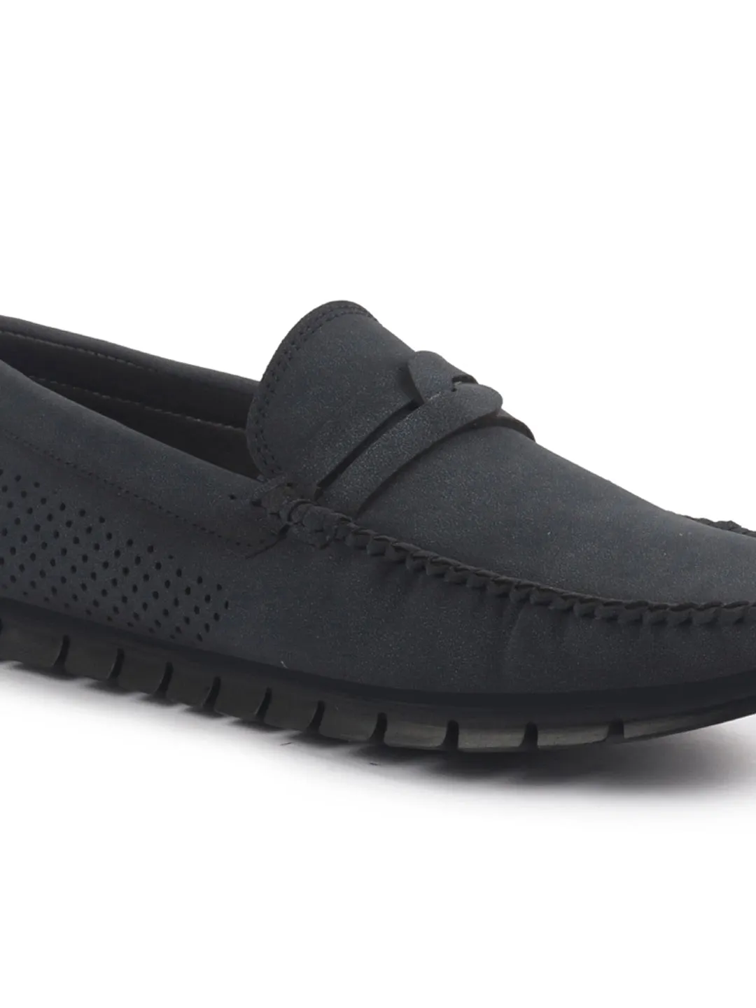 Men Suede Caual Slip-On Shoe Driving Loafers Anti Skid Sole Breathable with Memory Cushioned Insole